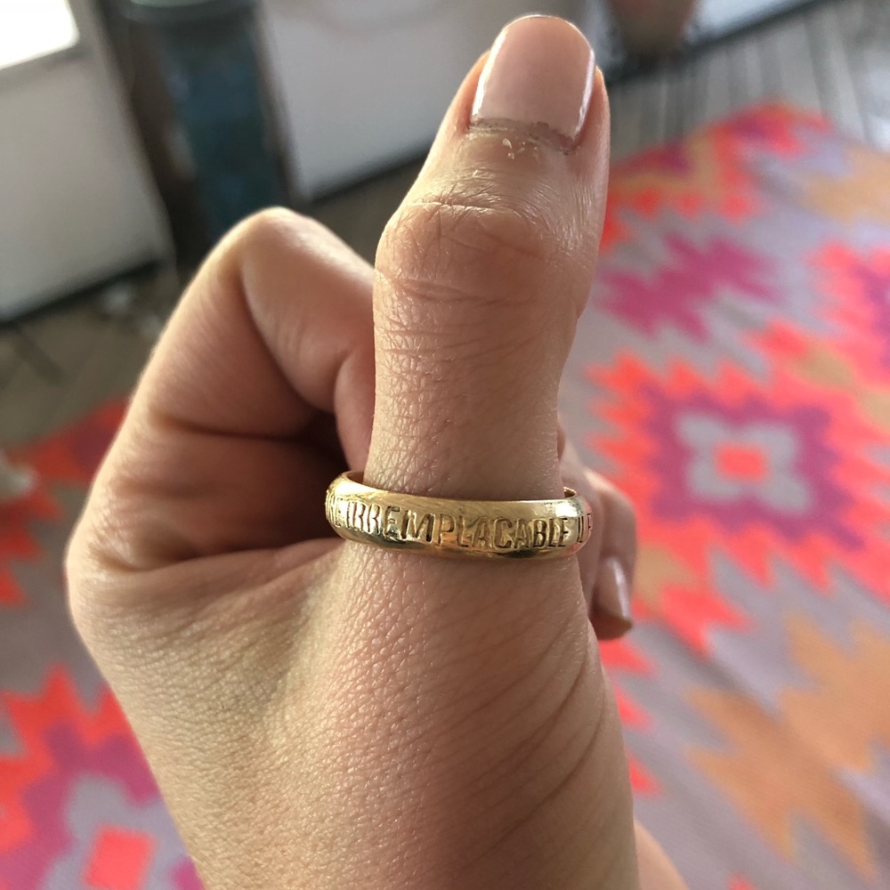 Chanel 14k Gold Ring